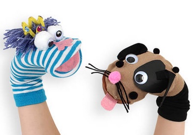 Marionnettes chaussettes... Marionnettes chaussettes...