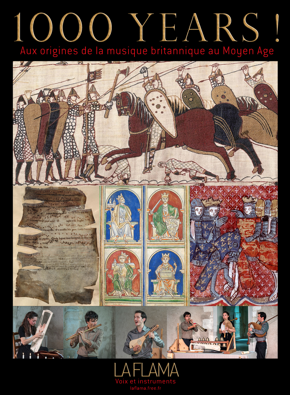 Affiche A3 1000 Promo black